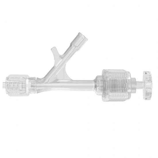 Válvula de hemostasia con conector Y