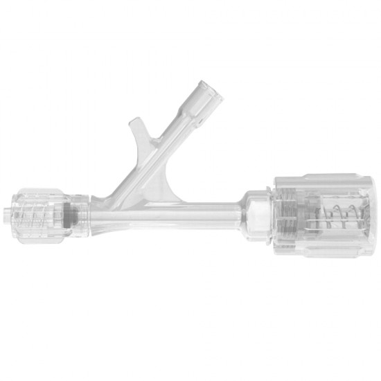 Válvula de hemostasia con conector Y